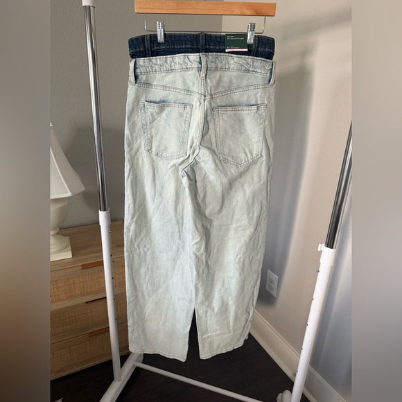 NEW Wild Fable Light Denim Mid-Rise 90s Relaxed‎ Straight Jeans Size 8 - Picture 6 of 9